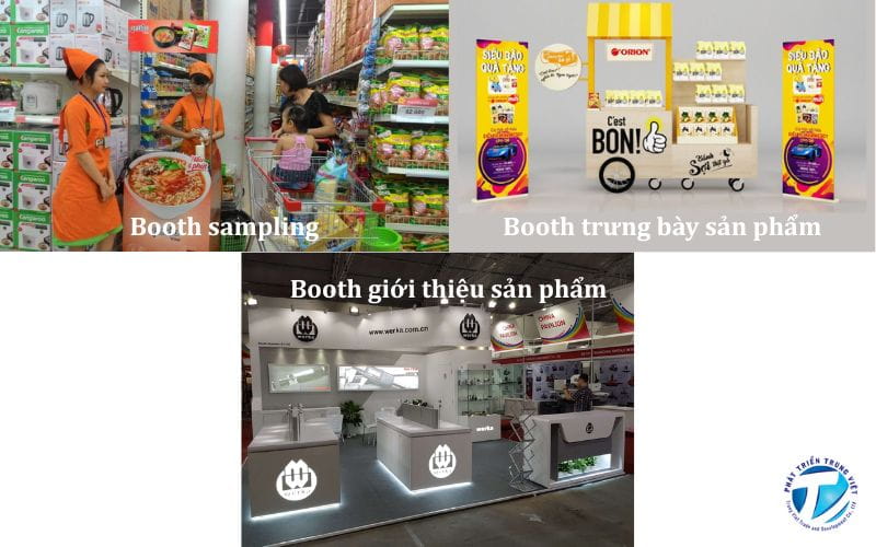 Phân biệt các loại booth phổ biến